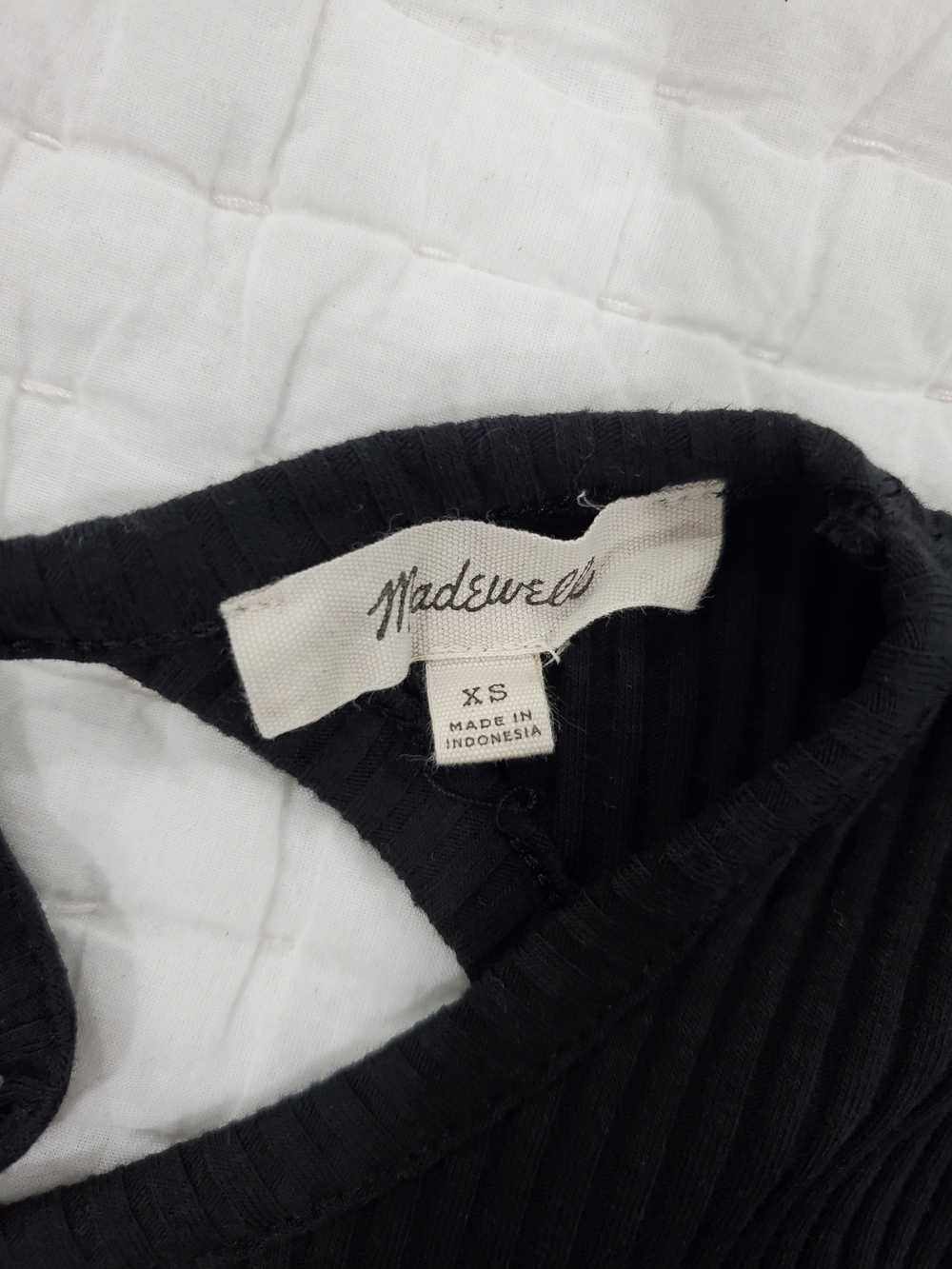 Madewell Ribbed Open-Back Top - Picture 3 of 3